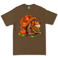 Cacao fall pumpkins  cowgirl  and roses Premium Tee - AdoDesignShop