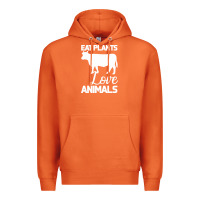 Carrot Eat Plants Love Animals Premium Hoodie - Bettercallsaul