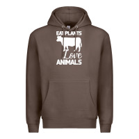 Coffee Eat Plants Love Animals Premium Hoodie - Bettercallsaul