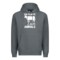 Rock Eat Plants Love Animals Premium Hoodie - Bettercallsaul