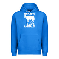 True Royal Eat Plants Love Animals Premium Hoodie - Bettercallsaul