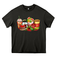 Asphalt watermelon farm fresh coffee cups Heavy Core Tee - Zillion Design Studio