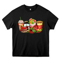 Black watermelon farm fresh coffee cups Heavy Core Tee - Zillion Design Studio