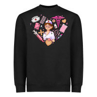 Black nurse and nurse element heart Heavyweight Sweatshirt - AdoDesignShop