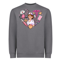 Storm nurse and nurse element heart Heavyweight Sweatshirt - AdoDesignShop