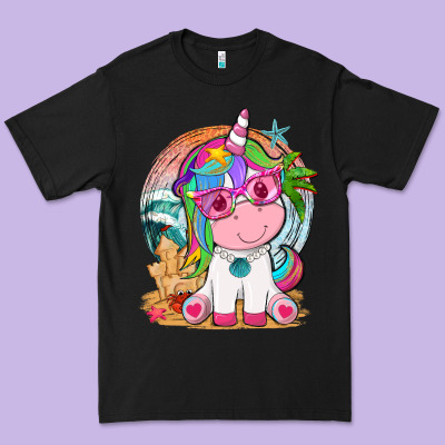 Summer Unicorn Tbw Premium Tee Designed By Texasbilliewilder