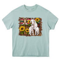 Arona gats baby gots sunflowers wooden serape leopard Heavy Core Tee - Artiststas