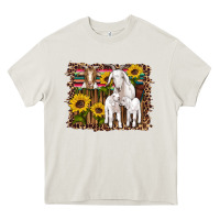 Cream gats baby gots sunflowers wooden serape leopard Heavy Core Tee - Artiststas