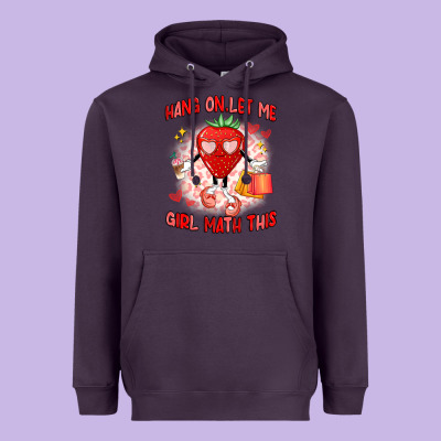 Hang On,let Me Girl Math This Heavyweight Hoodie Designed By Artiststas