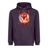 Plum hang on,let me girl math this Heavyweight Hoodie - Artiststas