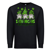 Black shenanigans with my gnomies st patricks day gnomes Premium Sweatshirt - Jasminsmagicworld