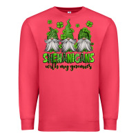 Cardinal shenanigans with my gnomies st patricks day gnomes Premium Sweatshirt - Jasminsmagicworld