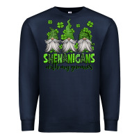 Navy shenanigans with my gnomies st patricks day gnomes Premium Sweatshirt - Jasminsmagicworld