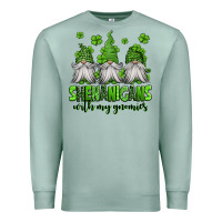 Seafoam shenanigans with my gnomies st patricks day gnomes Premium Sweatshirt - Jasminsmagicworld