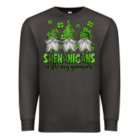 Smoke shenanigans with my gnomies st patricks day gnomes Premium Sweatshirt - Jasminsmagicworld