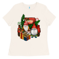 Bone Christmas Truck And Gnome Ladies Tee - RanaPortraitStore