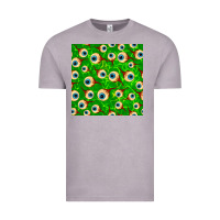 Vintage Zinc halloween eye balls seamless pattern Vintage Tee - BundleAndBundleShop