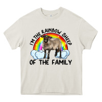 I'm The Rainbow Sheep Of The Family Suffolk Sheep Black Face Sheep Heavy Core Tee | Teevron