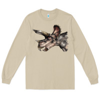 Mushroom Triceratops Horridus Face Long Sleeve Tee - LillyAllenDesigns