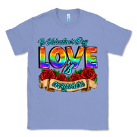 Colony Blue in valentines day love is everywhere Classic Tee - AdoDesignShop