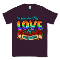 Plum in valentines day love is everywhere Classic Tee - AdoDesignShop