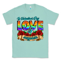 Seafoam in valentines day love is everywhere Classic Tee - AdoDesignShop