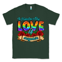 Sports Green in valentines day love is everywhere Classic Tee - AdoDesignShop