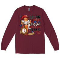 Burgundy let the field be joyful and all that is in it Long Sleeve Tee - JahusDesignShop