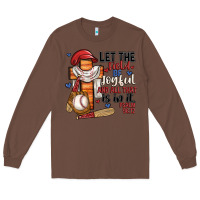 Chestnut let the field be joyful and all that is in it Long Sleeve Tee - JahusDesignShop