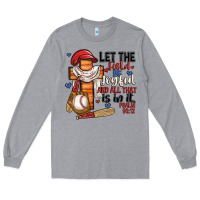 Heather Grey let the field be joyful and all that is in it Long Sleeve Tee - JahusDesignShop