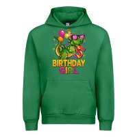 Emerald 5 rd birthday girl t rex pink Urban Hoodie - CowGirlArtShop