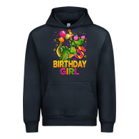 Navy 5 rd birthday girl t rex pink Urban Hoodie - CowGirlArtShop