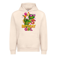 Sandshell 5 rd birthday girl t rex pink Urban Hoodie - CowGirlArtShop