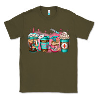Army Green nurse fuel coffee Classic Tee - Jasminsmagicworld