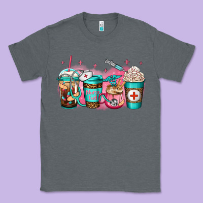 Nurse Fuel Coffee Classic Tee Designed By Jasminsmagicworld