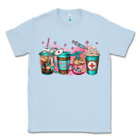 Dusty Blue nurse fuel coffee Classic Tee - Jasminsmagicworld