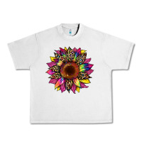 Lunar Rock tie dye leopard sunflower Urban Heavy Tee - Artiststas