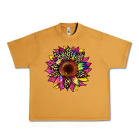 Peanut Butter tie dye leopard sunflower Urban Heavy Tee - Artiststas