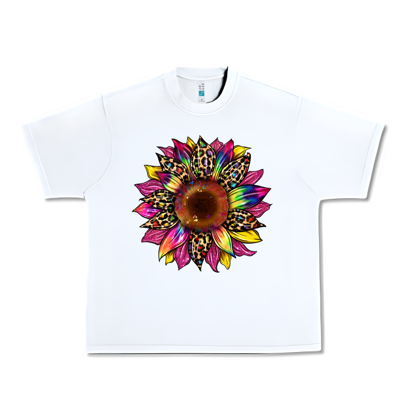 Tie Dye Leopard Sunflower Urban Heavy Tee by Artiststas | Teevron