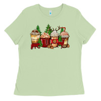 Matcha lumberjack coffee cups Ladies Tee - Zillion Design Studio
