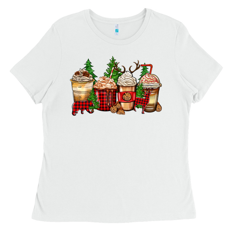 Lumberjack Coffee Cups Ladies Tee by Zillion Design Studio | Teevron