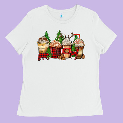Lumberjack Coffee Cups Ladies Tee Designed By Zillion Design Studio