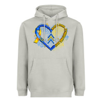 Moon Dust world down syndrome day heart Heavyweight Hoodie - Artiststas