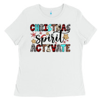 White christmas spirit activate Ladies Tee - JahusDesignShop