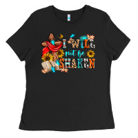 Black i will not be shaken Ladies Tee - Zillion Design Studio