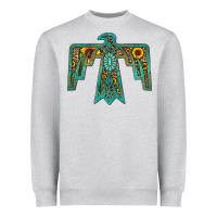 Heather Grey thunderbird Heavyweight Sweatshirt - JahusDesignShop
