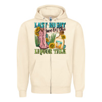 Sandshell last night we let the liquar talk Zipper Hoodie - NancyCooperArtShop