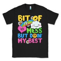 Black bit of a mess but doin my best Classic Tee - NancyCooperArtShop