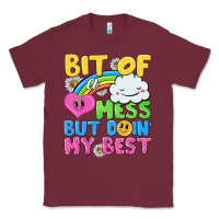 Burgundy bit of a mess but doin my best Classic Tee - NancyCooperArtShop