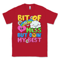 Red bit of a mess but doin my best Classic Tee - NancyCooperArtShop